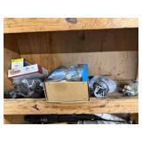 Shelf lot of timing belts and water pumps