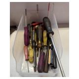 Bundle of Screwdrivers, Assorted heads and sizes