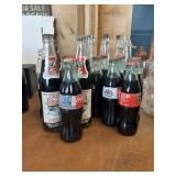 Bundle of Assorted Coca-cola Bottles Including