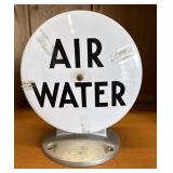 VINTAGE PORCELAIN AIR & WATER ECO AIR METER Topper