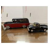 2 Die-Cast Model Toy Cars. 1957 Chevrolet