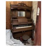 antique Victorian Eastlake style pump organ.