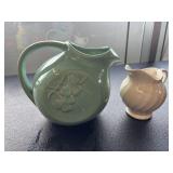 Green McCoy Ball Made Pitcher, with small White