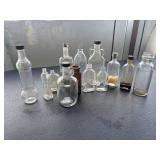 Misc Vintage Glass Bottles.