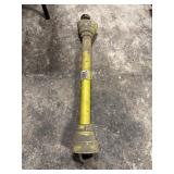 Power take off shaft for a tractor