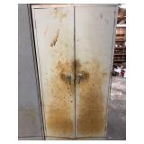 5ft METAL CABINET FULL OF AUTO PARTS