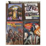 4pc bundle of sports magazines. 3 ole miss sports