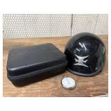 Voss motorcycle helmet, OEM portable battery jump
