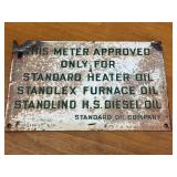 Standard Oil Company Vintage Metal Sign, Small
