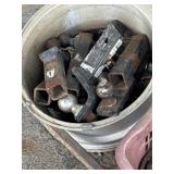 Bundle of miscellaneous trailer hitchï¿½s.