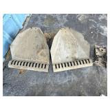 Antique Coca-Cola Coke soda machine parts.