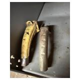 Lot of 2 vintage gas pump nozzles