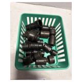 Lot of universal joint impact sockets