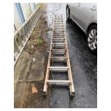 32ft fiberglass Louisville extension ladder Orange