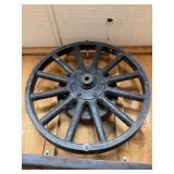 Vintage Ford model T wood spoke wheel