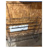 Wire display rack or can be used to hold oil cans