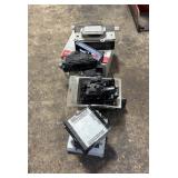 Lot of used vehicle radios