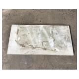 Section of White Marble, Table Top.