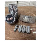 Vintage GMC EMBLEM, FORD F-350 EMBLEM,