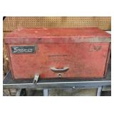 Snap-On tools Red Metal Tool Box w/3 Drawers