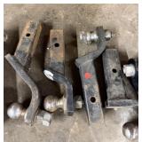 6 trailer hitches with the ball