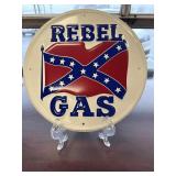 Metal Reproduction of a vintage "Rebel Gas"