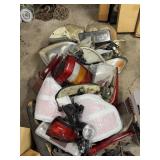 Huge lot of headlight and taillight lenses
