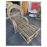 Handmade Wood Branch Chaise Lounge Rustic Cabin