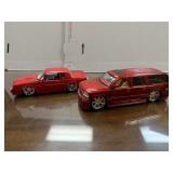 2 Die Cast Cars 1/24 Scale. 1987 Buick Grand