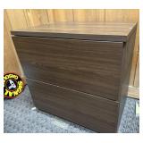 Wood Finish Lateral Filing Cabinet for Office