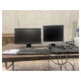 Bundle of Monitors, Hp and Acer, and Keyboards