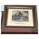 Framed photo of Union General Philip H. Sheridan