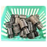 Impact Swivel Sockets, Mostly MAC TOOLS Brand.