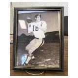 Framed photo of Archie Manning, a legendary