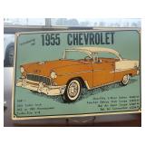 Metal Sign 1955 Chevrolet Bel Air
