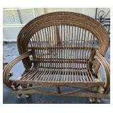 Handmade Wood Branch Bench Sofa Rustic Furniture