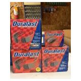 Lot of 3 Duralast brake shoes and 1 box of brake