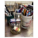 Office bundle of miscellaneous pens, pencils