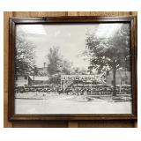 Vintage Framed Photo Poster 22x18 of OK Used