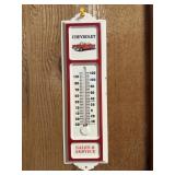 Vintage Metal Chevrolet Sales & Service Wall