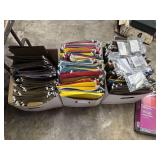 Large bundle of hanging file folder and tabs.