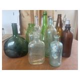 Collection of Assorted Antique and Vintage Glass