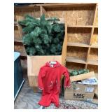 Artificial Christmas Tree, wreath, Etc.