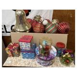 Bundle of Christmas decorations.
