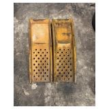Set of metal ramps for a riding mower or 4