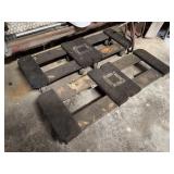 2 Wooden Handmade Creepers for Auto Mechanic Shop