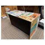 License Plates Office Table, Was Made to Conceal