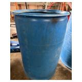 55-Gallon Blue Plastic Barrel Drum (3 of 4)
