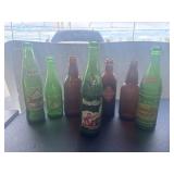 Vintage Glass Bottles, 7-up, Upper-10, I.B.C Root
