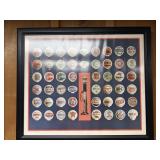 1979 Framed Poster Displaying a Grid Vintage